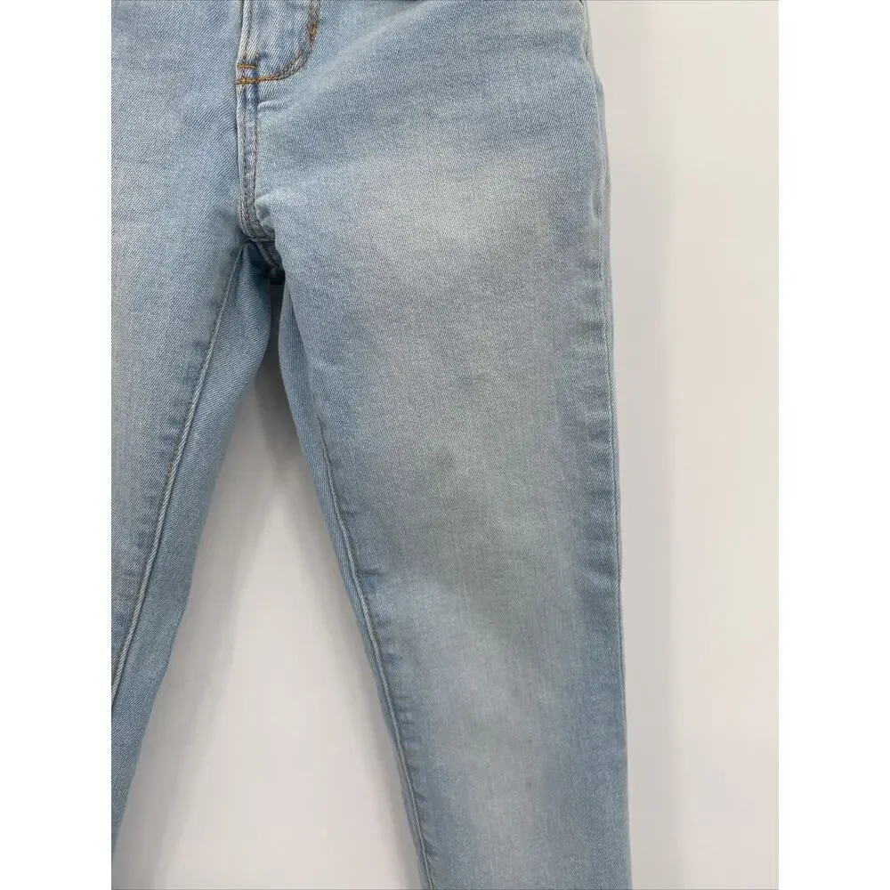 Old Navy Girls Stretch 5-Pockets Button Fly Skinny Denim Jeans Blue Size 8